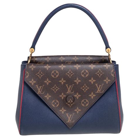 Louis Vuitton Monogram Double V Blue Marine Shoulder Bag